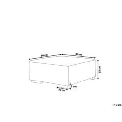 Beliani Ottomaan LUNGO - Zwart Leer -Meubelwinkel 8b1e505f3524461f9e145de835871166