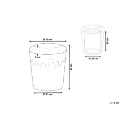 Beliani Poef MOUSEE - Beige Fluweel 8 Beliani Poef MOUSEE - Beige Fluweel -Meubelwinkel 91372f2687704550984d17f2385e2034