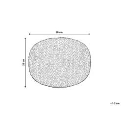 Beliani Poef CONRAD - Blauw Katoen 8 Beliani Poef CONRAD - Blauw Katoen -Meubelwinkel 96d17255e10a4d2a89294ed26f3722ff