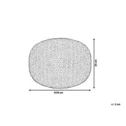 Beliani Poef CONRAD - Zwart Katoen -Meubelwinkel 9a389fdcc2234958befb0ab3ec5b4099 1