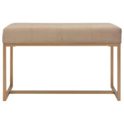 VidaXL Bankje 80 Cm Fluweel Beige 7 VidaXL Bankje 80 Cm Fluweel Beige -Meubelwinkel 9cf9aaeb25974c8fa17e1787738bf0b1