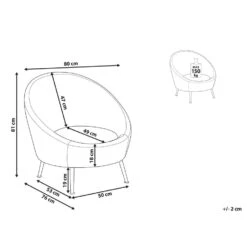 Beliani Fauteuil LANGA - Grijs Fluweel 8 Beliani Fauteuil LANGA - Grijs Fluweel -Meubelwinkel 9e5b1eacf2f74f0da881234d065c0d35