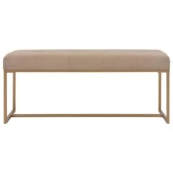VidaXL Bankje 120 Cm Fluweel Beige -Meubelwinkel a2c8dbe527a0420ca16dd83569b13c57
