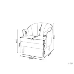 Beliani Cocktailstoel ELVERUM - Grijs Polyester 8 Beliani Cocktailstoel ELVERUM - Grijs Polyester -Meubelwinkel b08a281267be4dd58074e97d84395b2e