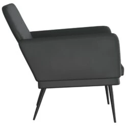 VidaXL Fauteuil 61x78x80 Cm Kunstleer Zwart -Meubelwinkel b163176ecf5d4a69822e2d60a7b042d0