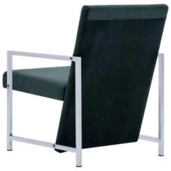 VidaXL Fauteuil Met Chromen Poten Fluweel Donkergroen -Meubelwinkel b8d6efb8e07f4b519ff2751ea5dfe6f0