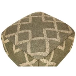 Beliani Poef GOPI - Groen Jute 9 Beliani Poef GOPI - Groen Jute -Meubelwinkel bc4568367acc409bbdd6db006943ba53