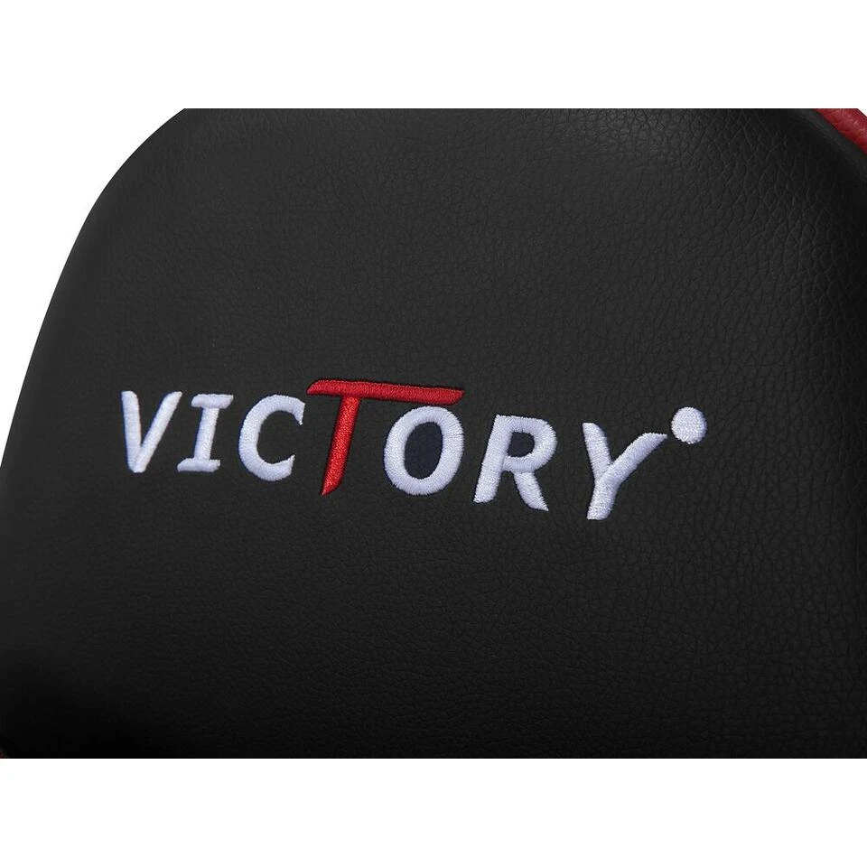 Beliani Bureaustoel VICTORY - Zwart Kunstleer 4 Beliani Bureaustoel VICTORY - Zwart Kunstleer - Afbeelding 2