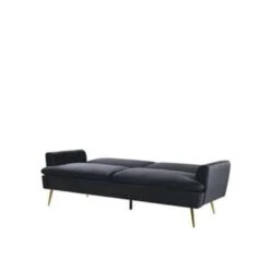 Beliani Slaapbank - VETTRE Zwart Fluweel 9 Beliani Slaapbank - VETTRE Zwart Fluweel -Meubelwinkel c1a71245855e4749896a182367b31404