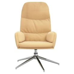 VidaXL Relaxstoel Kunstsuède Crèmewit 8 VidaXL Relaxstoel Kunstsuède Crèmewit -Meubelwinkel cb15f7ded0f244de8aa800eec4978124