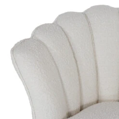 Giga Meubel Fauteuil Wit Bouclé - Jada -Meubelwinkel d03e5c0cf0314beeb00a46034385eefe