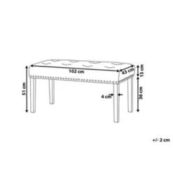 Beliani Hocker YORKTON - Groen Fluweel 8 Beliani Hocker YORKTON - Groen Fluweel -Meubelwinkel e29d5bc3888e4c8fb1d6a742792551d5