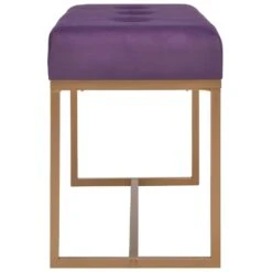 VidaXL Bankje 80 Cm Fluweel Paars -Meubelwinkel e3decb1e03f444ab8214a3f69b870266