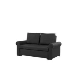 Beliani Slaapbank - SILDA Zwart Polyester -Meubelwinkel f5119f6e34b24f55af3baeba17d684f5