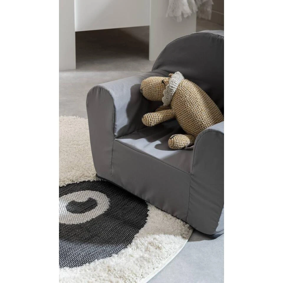 Kinderstoel Louis - Antraciet - 44x53x36 Cm 5 Kinderstoel Louis - Antraciet - 44x53x36 Cm - Afbeelding 3